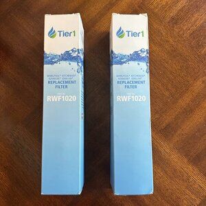 Water Filters Tier1 RWF1020 for Whirlpool, Kitchenaid,Kenmore Refrigerators NEW